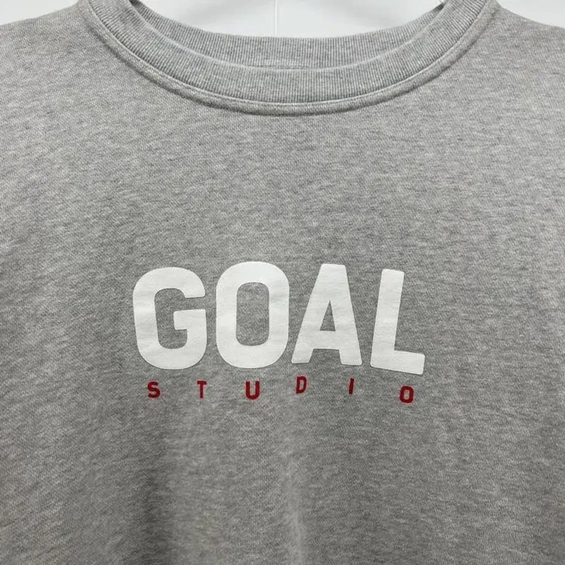 라지 GOALSTUDIO 프린팅 맨투맨 그레이맨투맨 상품이미지3