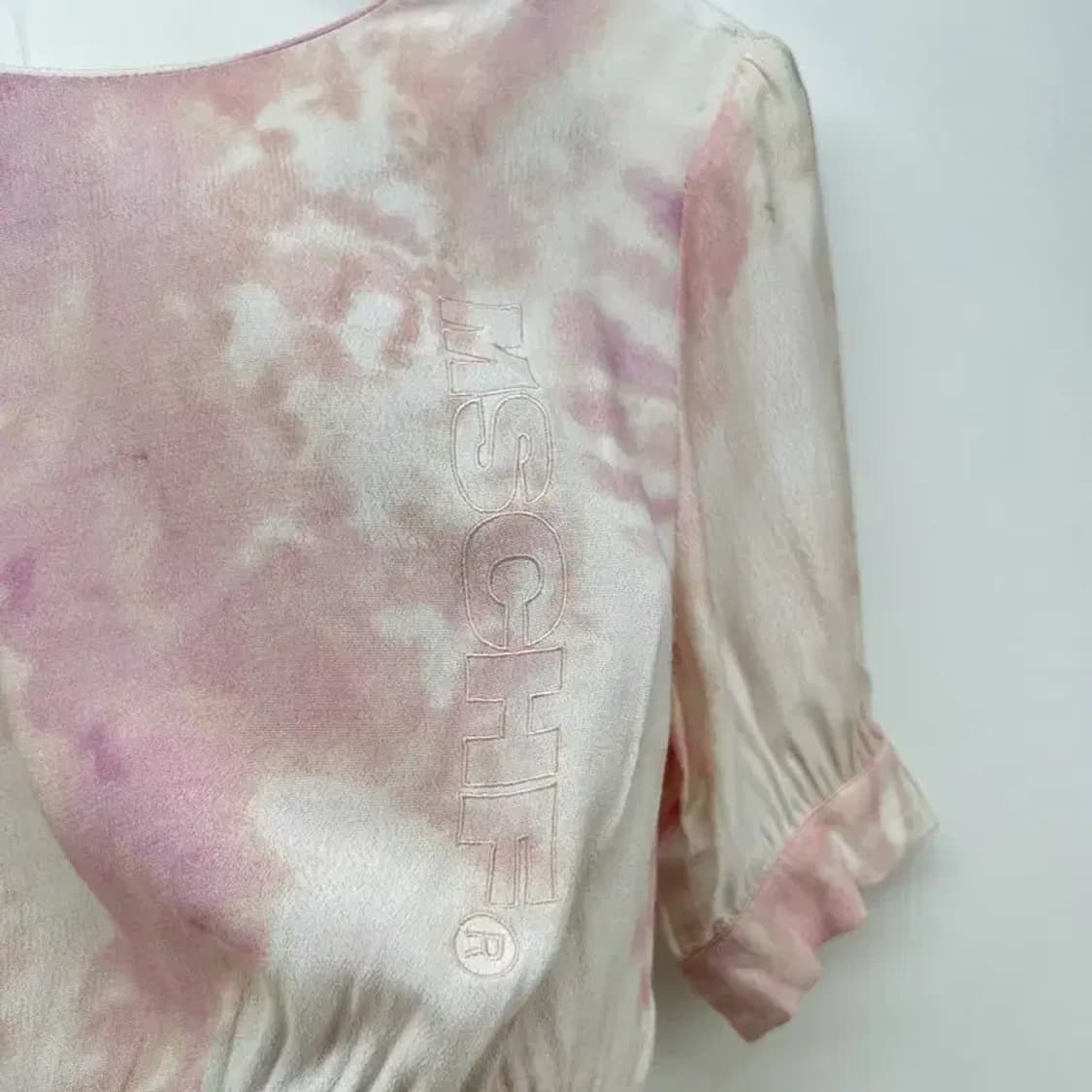 프리 미스치프 크롭 플라워 여자 가디건 티셔츠 상품이미지7