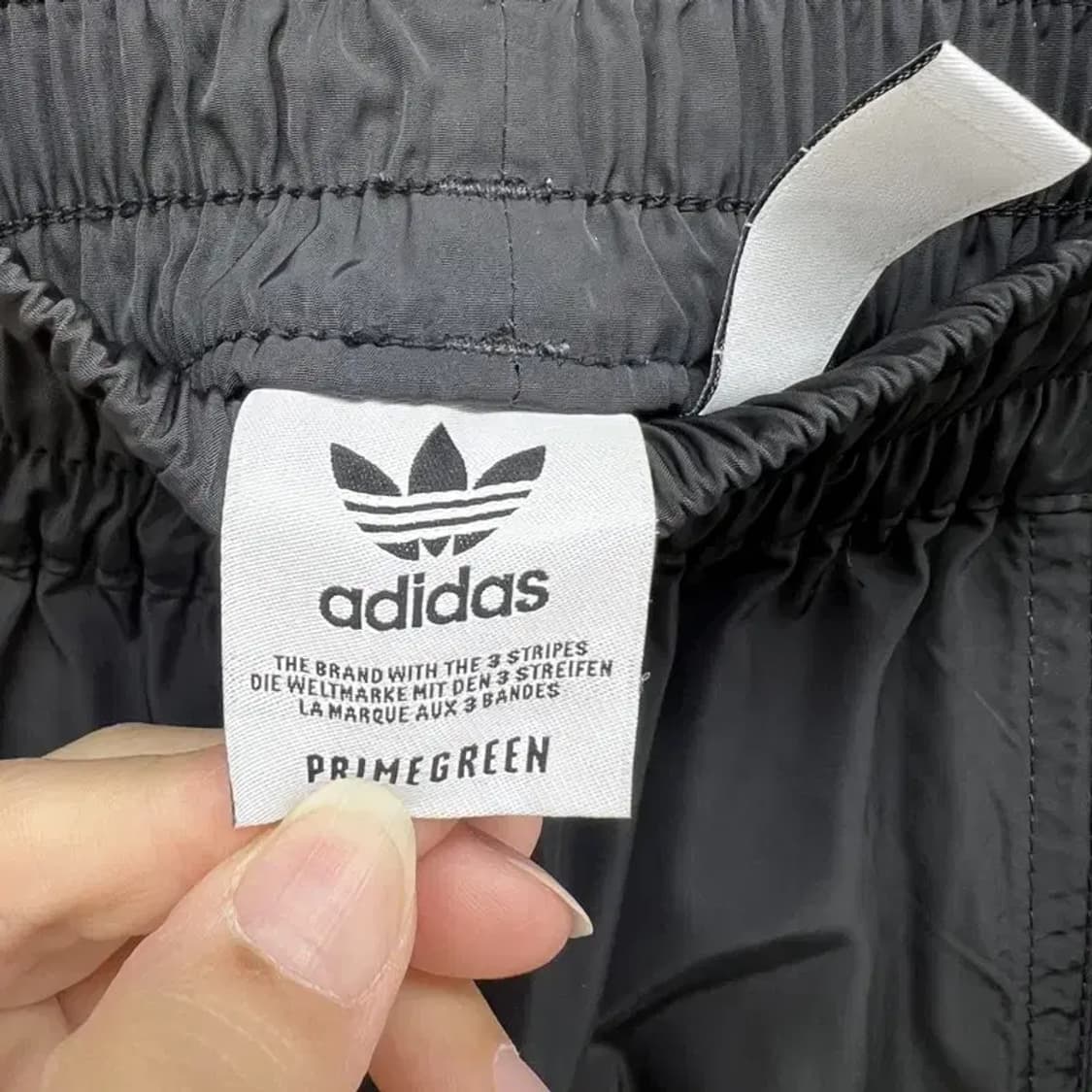 스몰 아디다스 오리지널스 여자 나일론팬츠 고프코어 블록코어룩 코디 블랙 상품이미지6