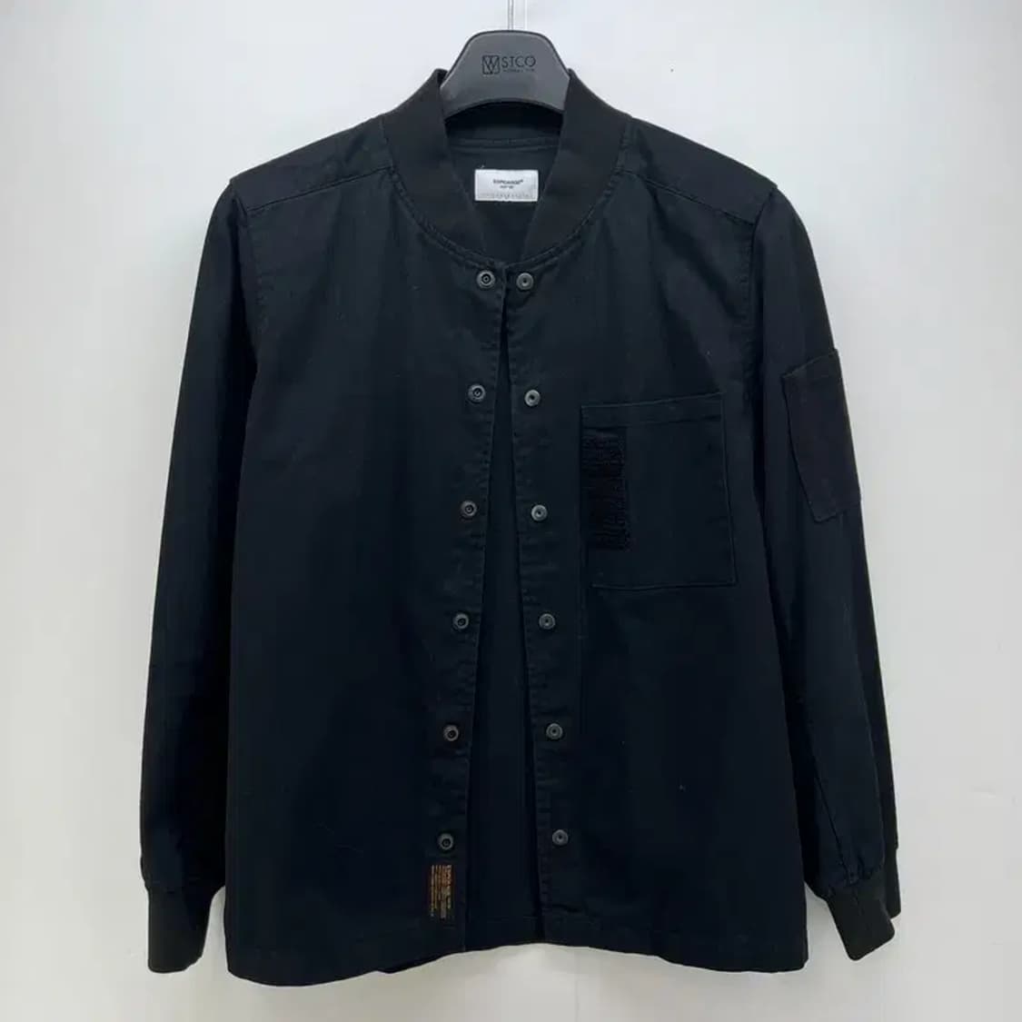 ESPIONAGE 에스피오나지 블루종 자켓 블랙 빈티지 상품이미지1