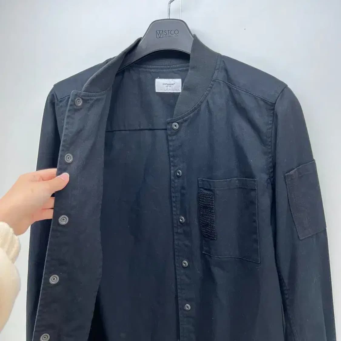 ESPIONAGE 에스피오나지 블루종 자켓 블랙 빈티지 상품이미지10