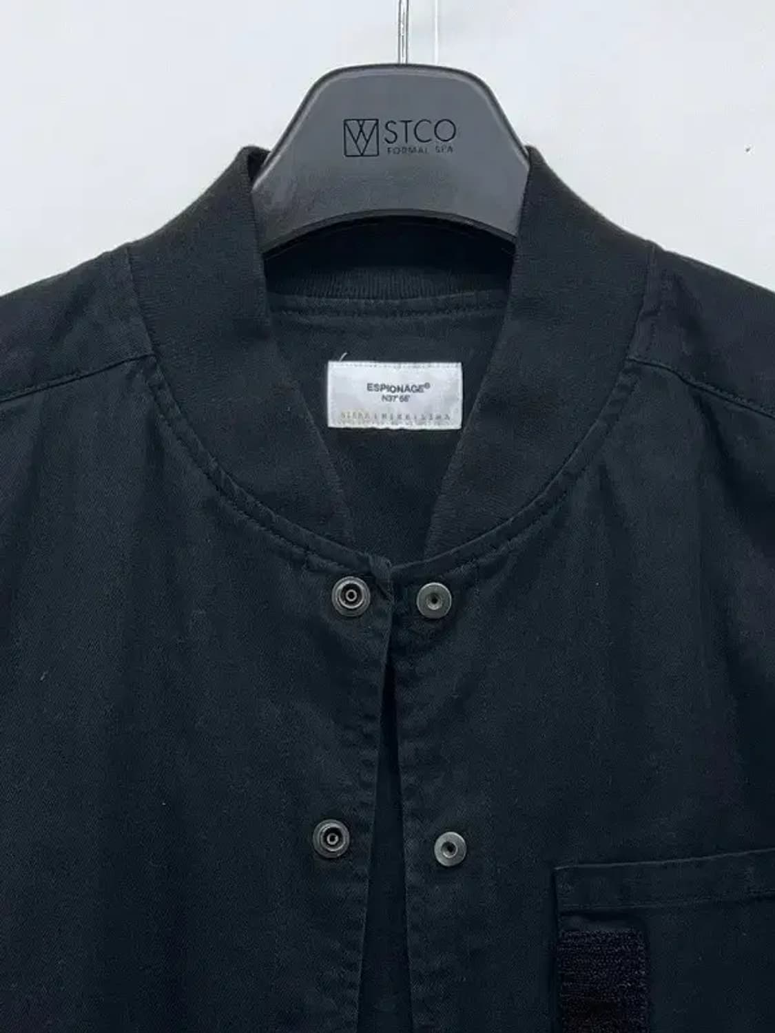 ESPIONAGE 에스피오나지 블루종 자켓 블랙 빈티지 상품이미지4