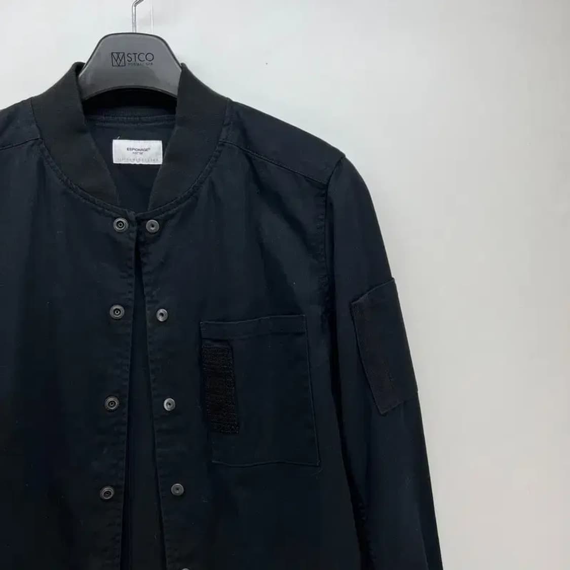 ESPIONAGE 에스피오나지 블루종 자켓 블랙 빈티지 상품이미지9