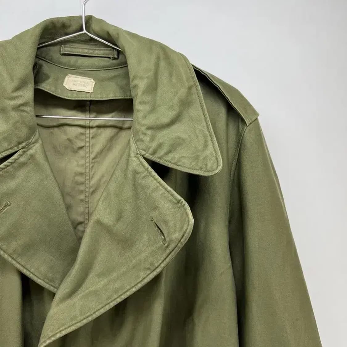 일본 빈티지 군파카 야상 군용 트렌치 스몰 레귤러 small 오버핏 상품이미지3