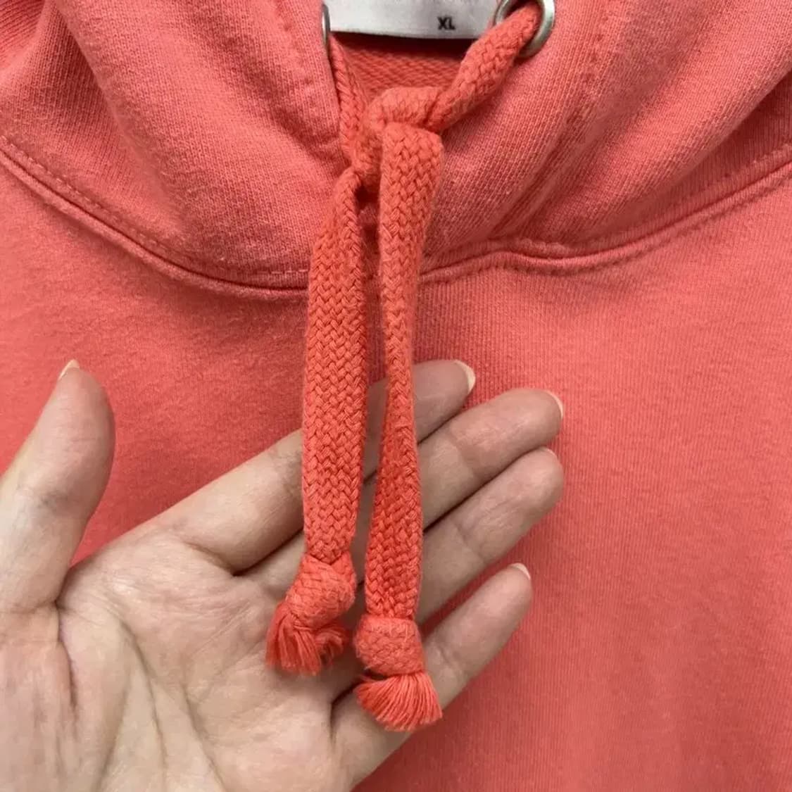 xl 17ss 앤더슨벨 오버핏 로고 후드티셔츠 상품이미지4