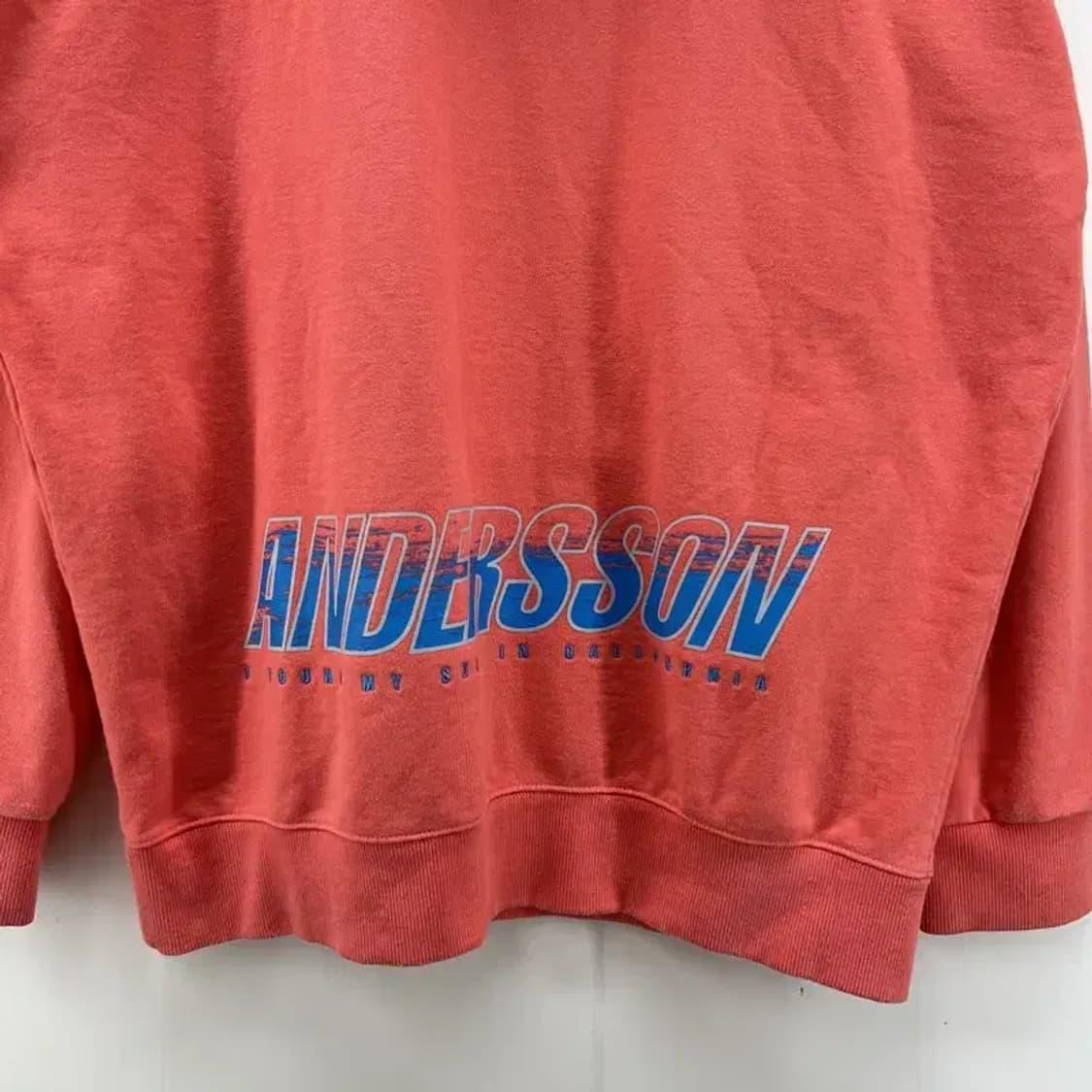 xl 17ss 앤더슨벨 오버핏 로고 후드티셔츠 상품이미지7