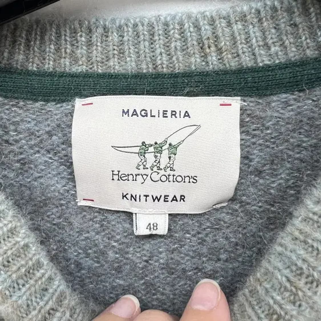 48 헨리코튼 남자봄룩 나들이룩 아우터코디 빈티지  니트웨어 상품이미지4