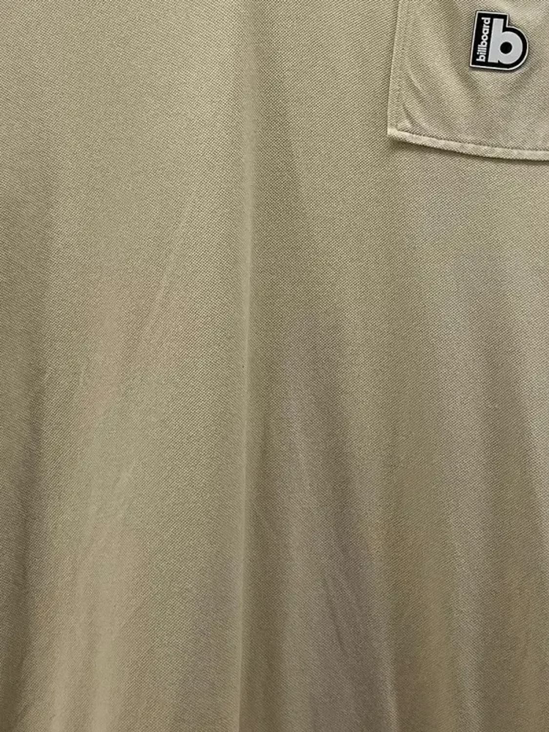 라지  Billboard 빌보드 베이지 오버핏 반팔카라티셔츠 상품이미지5