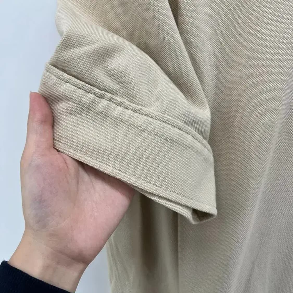 라지  Billboard 빌보드 베이지 오버핏 반팔카라티셔츠 상품이미지9