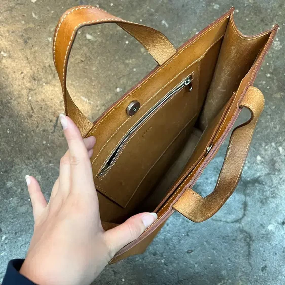 one mim 남여공용 숄더백 가방 빈티지 b그레이드 얼룩존재 상품이미지3