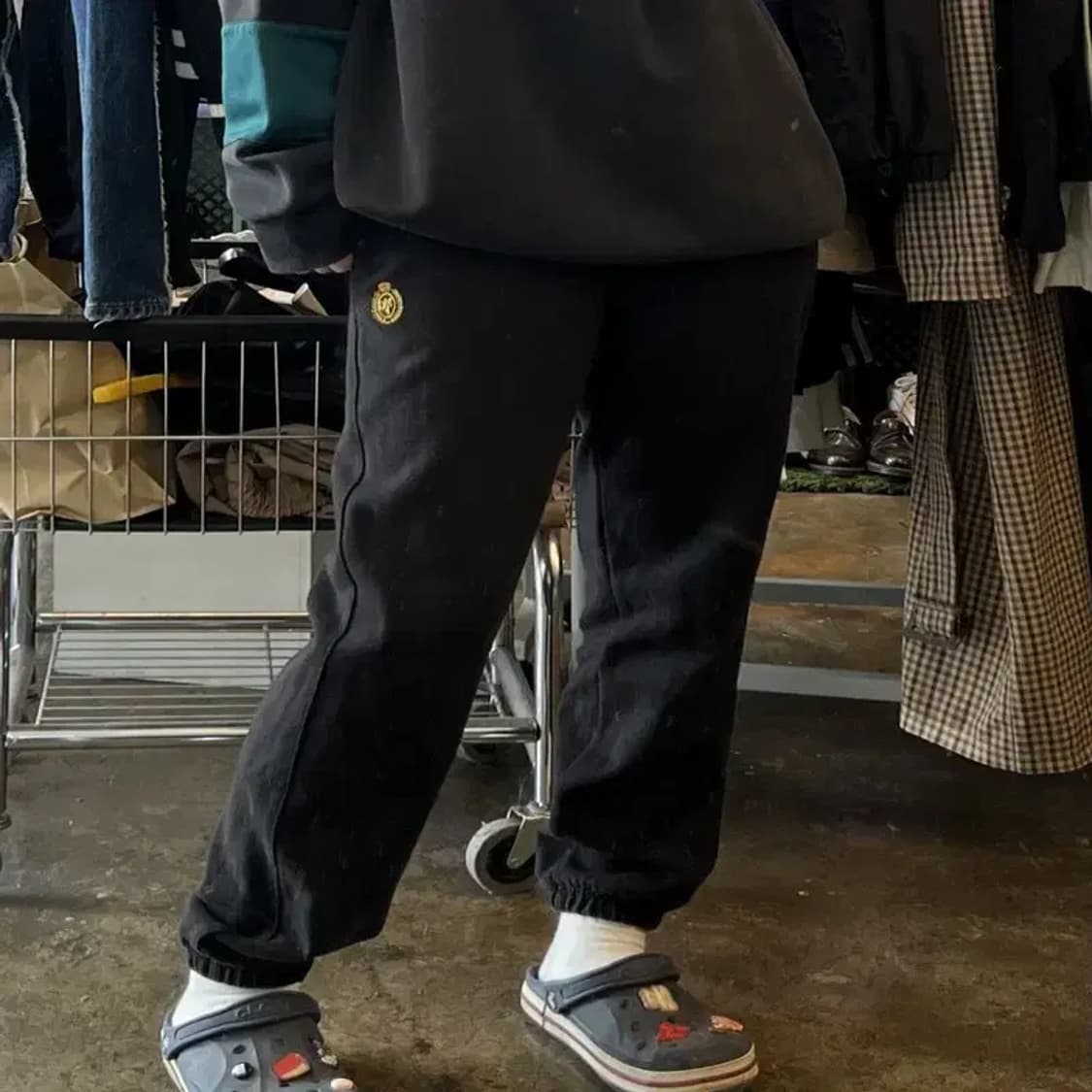 S 마리떼프랑소와저버 조거팬츠 츄리닝 블랙 새상품급 컨디션 상품이미지1