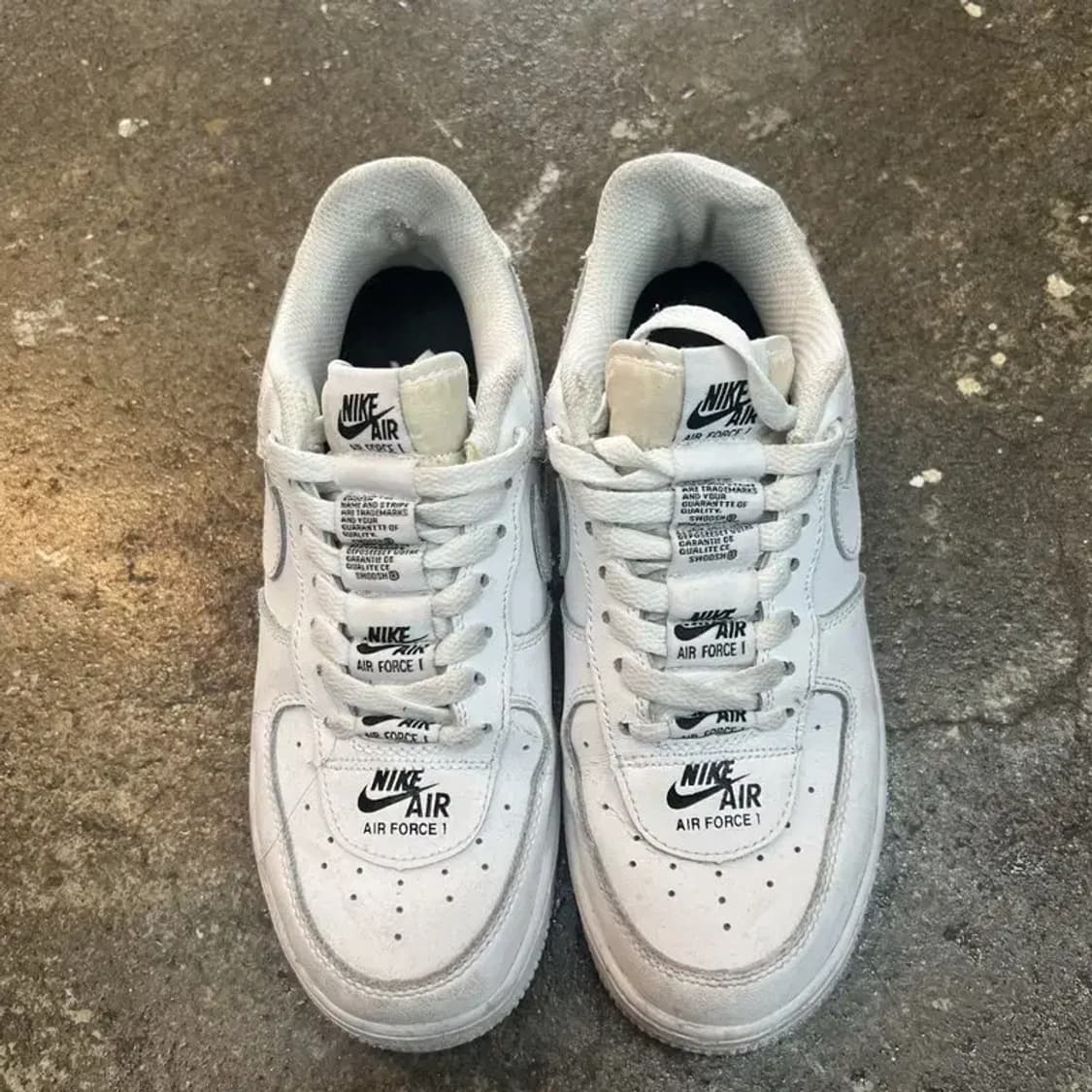 235 나이키 에어포스 더블 에어 레터링 여자스니커즈 신발 포스 상품이미지3