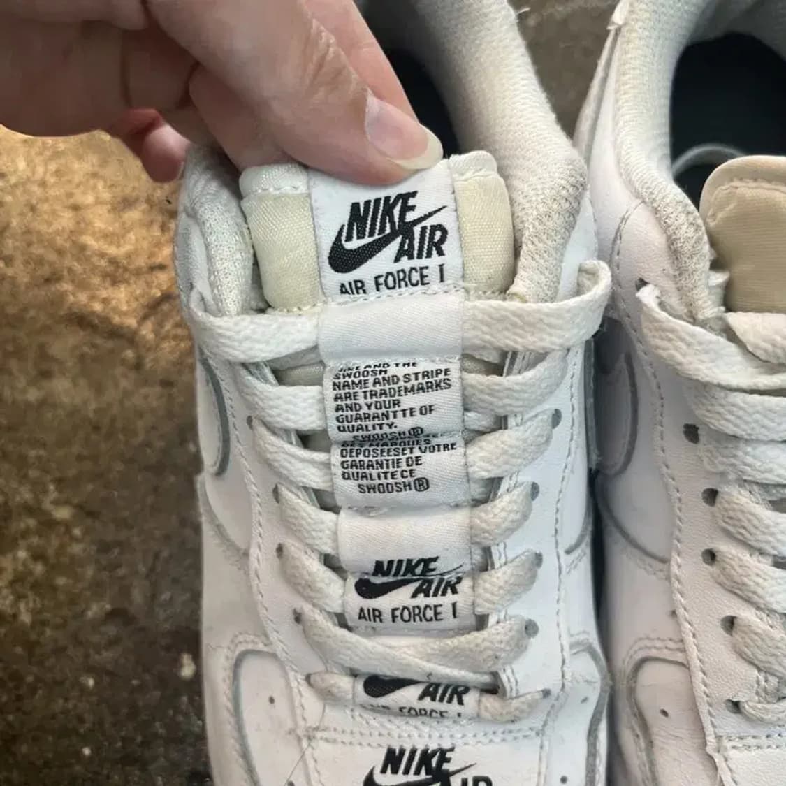 235 나이키 에어포스 더블 에어 레터링 여자스니커즈 신발 포스 상품이미지6