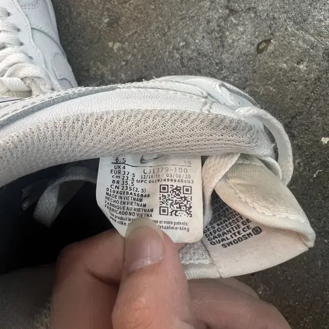 235 나이키 에어포스 더블 에어 레터링 여자스니커즈 신발 포스 상품이미지7