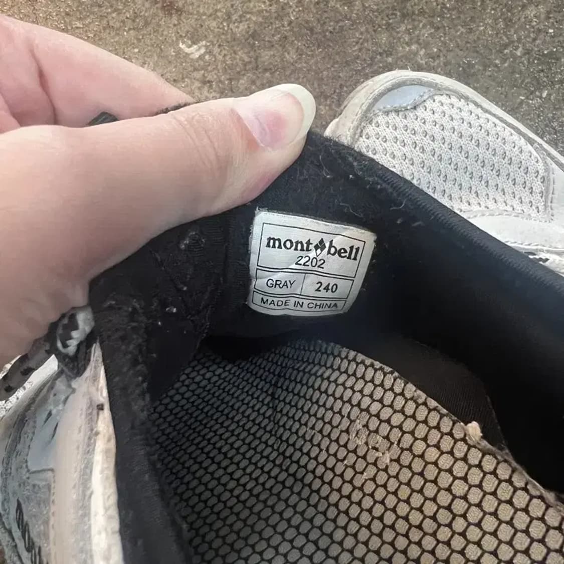 240 몽벨 트레이닝화 여자신발 스니커즈 운동화 상품이미지7