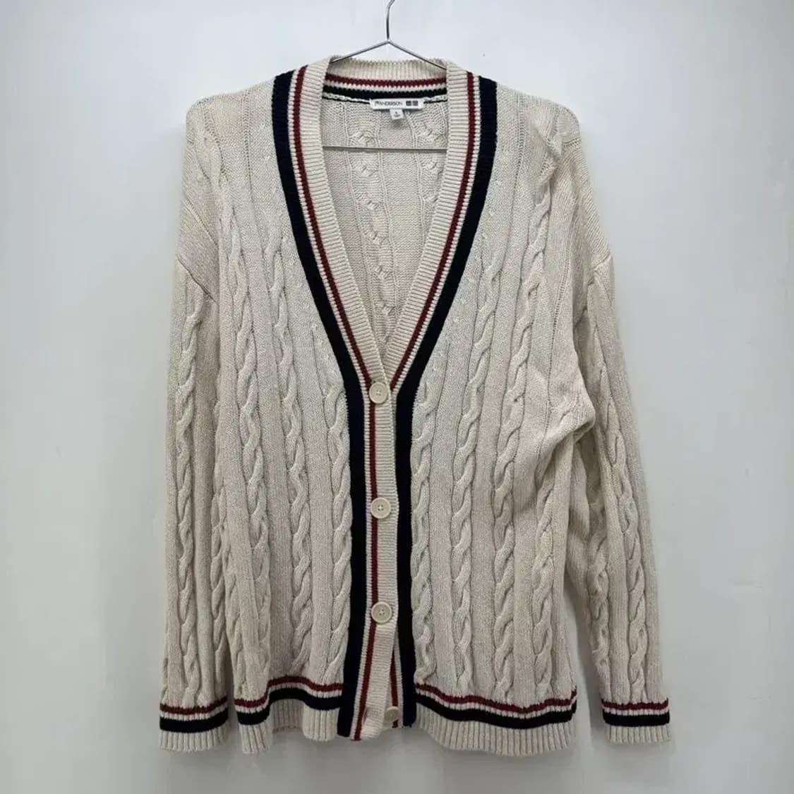 스몰 jw앤더슨 유니클로 콜라보 JWANDERSON 가디건 | 남 상품이미지1