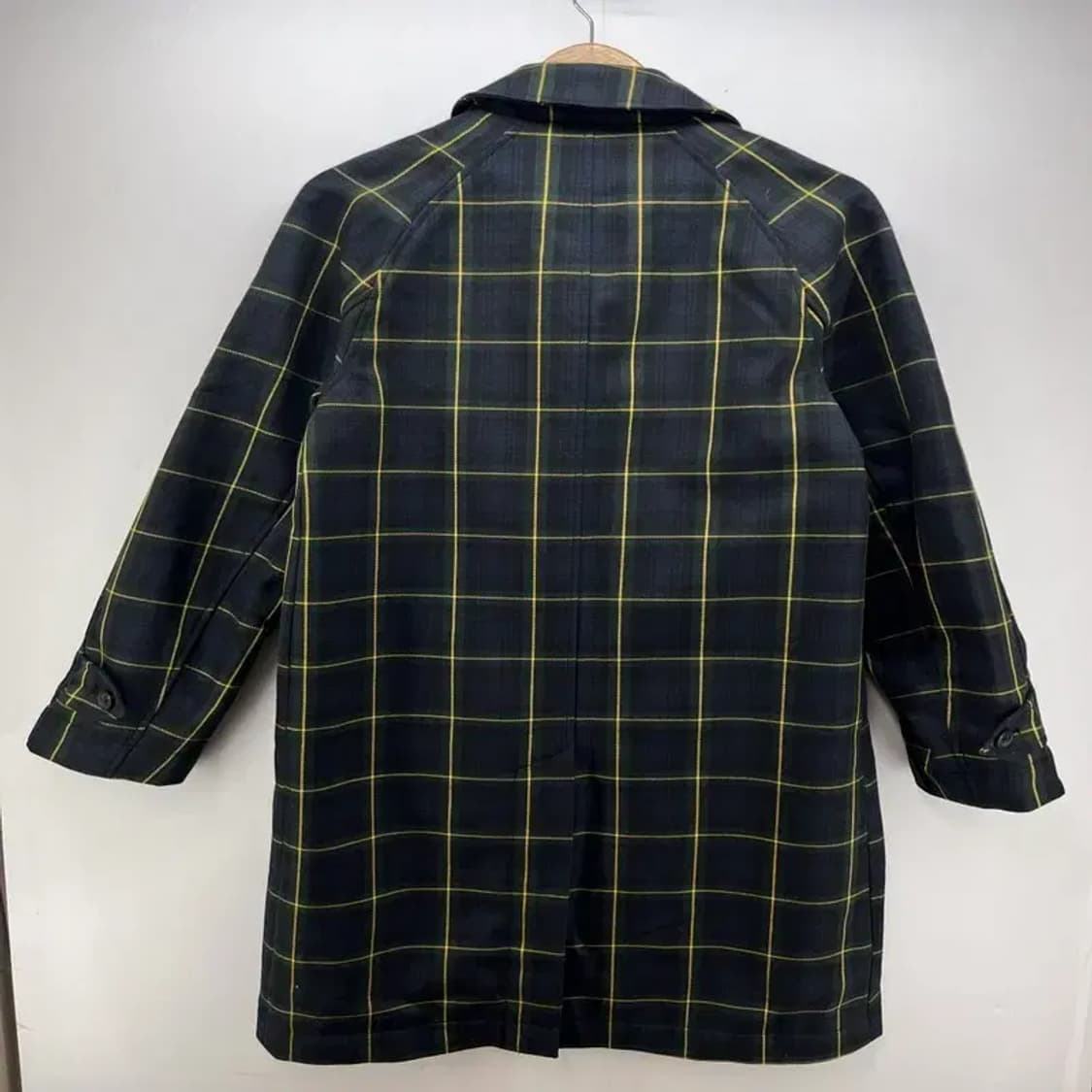 XXS 라코스테 라이브 남여공용 체크 트렌치코트 빈티지상태좋음 상품이미지4
