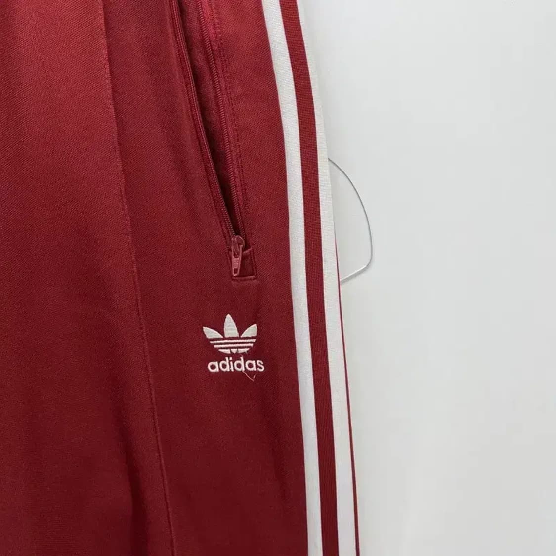 s 아디다스 오리지널스 삼선 와인색 팬츠 상품이미지3