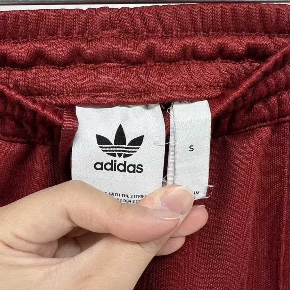 s 아디다스 오리지널스 삼선 와인색 팬츠 상품이미지8