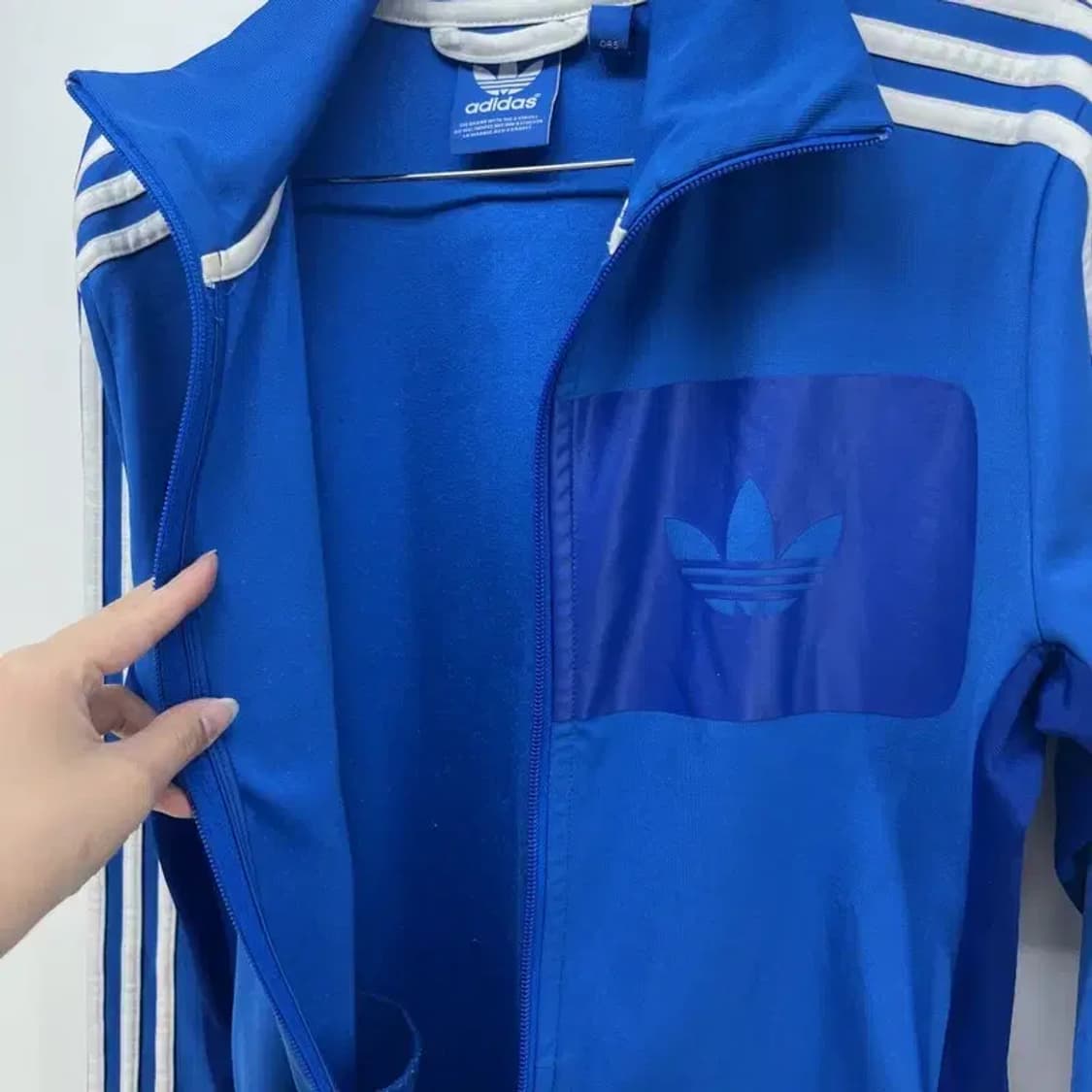 85 아디다스 오리지널스 파이어버드 다이버 블루 빈티지 져지 트레이닝탑 상품이미지6