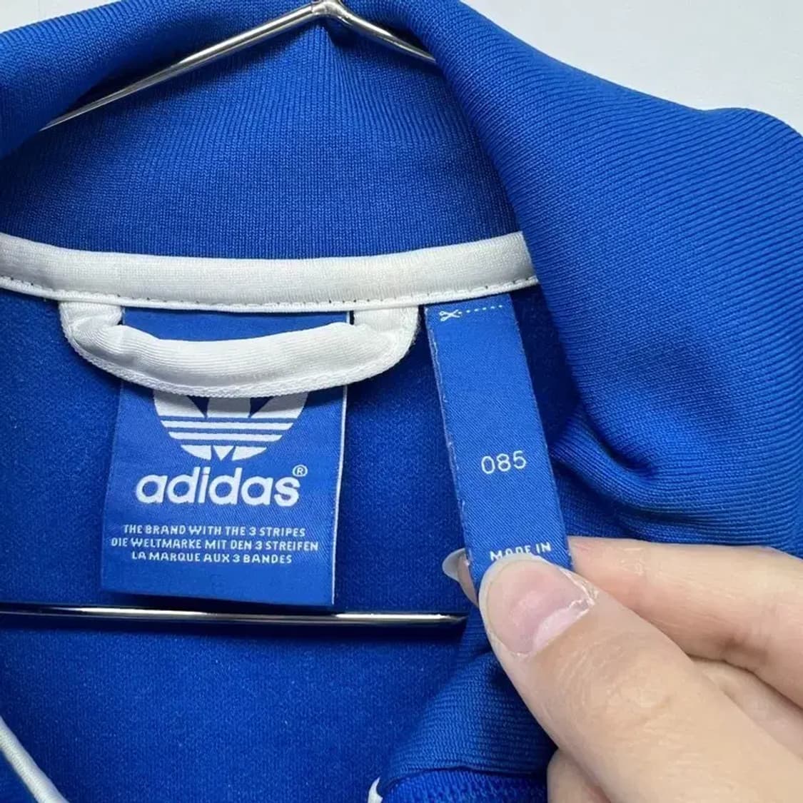 85 아디다스 오리지널스 파이어버드 다이버 블루 빈티지 져지 트레이닝탑 상품이미지7