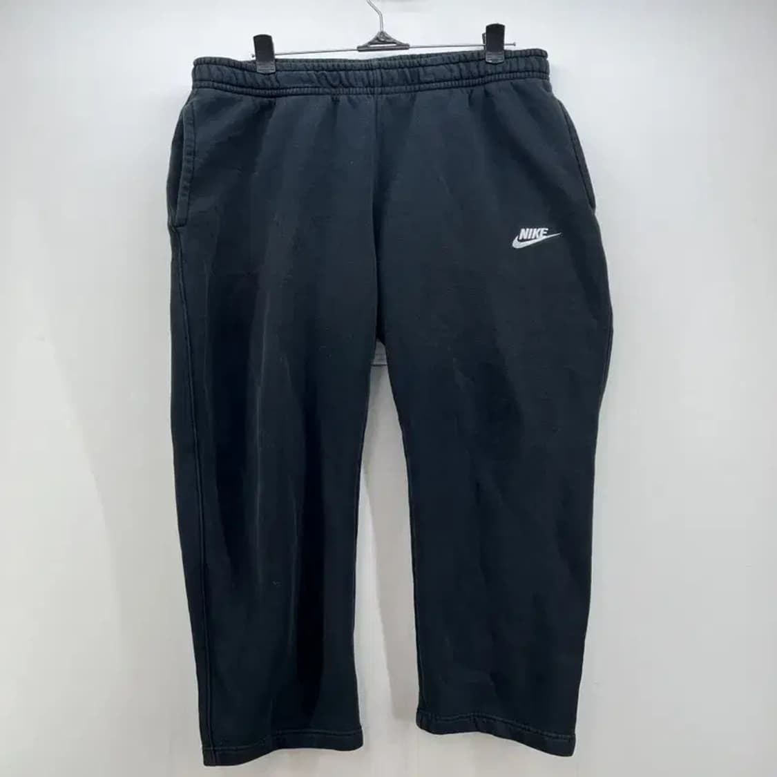 라지 나이키 스우시 블랙 트레이닝복 팬츠 바지 상품이미지1