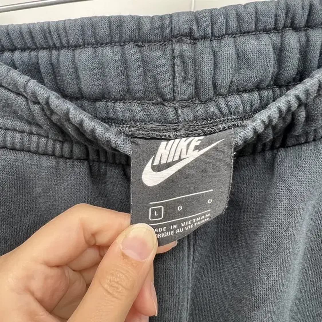 라지 나이키 스우시 블랙 트레이닝복 팬츠 바지 상품이미지6