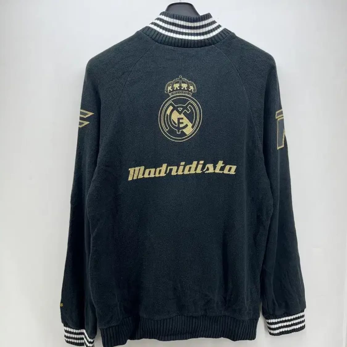 미디움 아디다스 레알마드리드 집업져지 클래식 올드스쿨룩 블록코어룩 상품이미지4