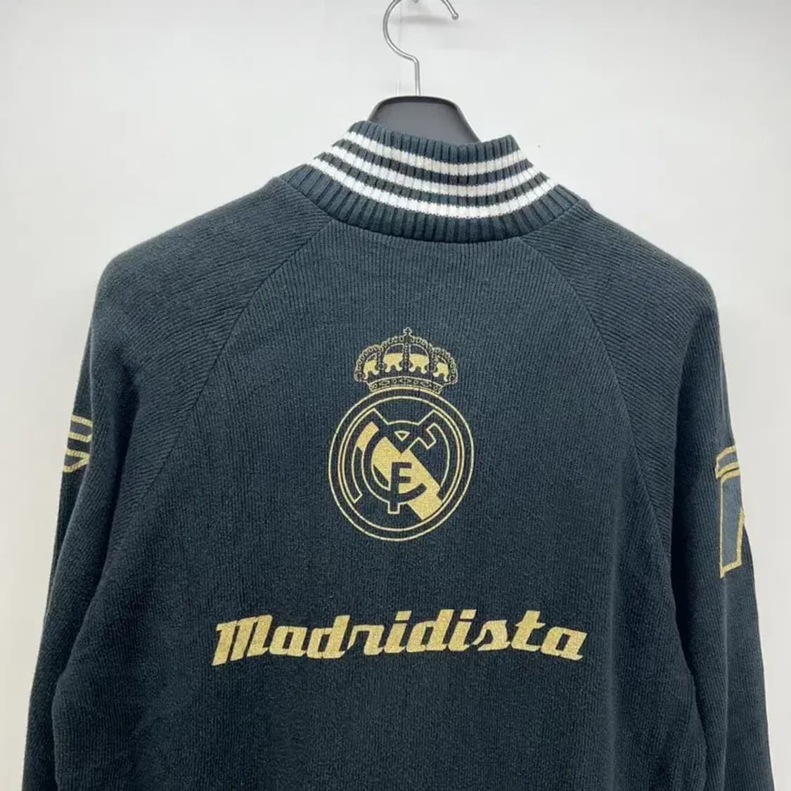 미디움 아디다스 레알마드리드 집업져지 클래식 올드스쿨룩 블록코어룩 상품이미지5