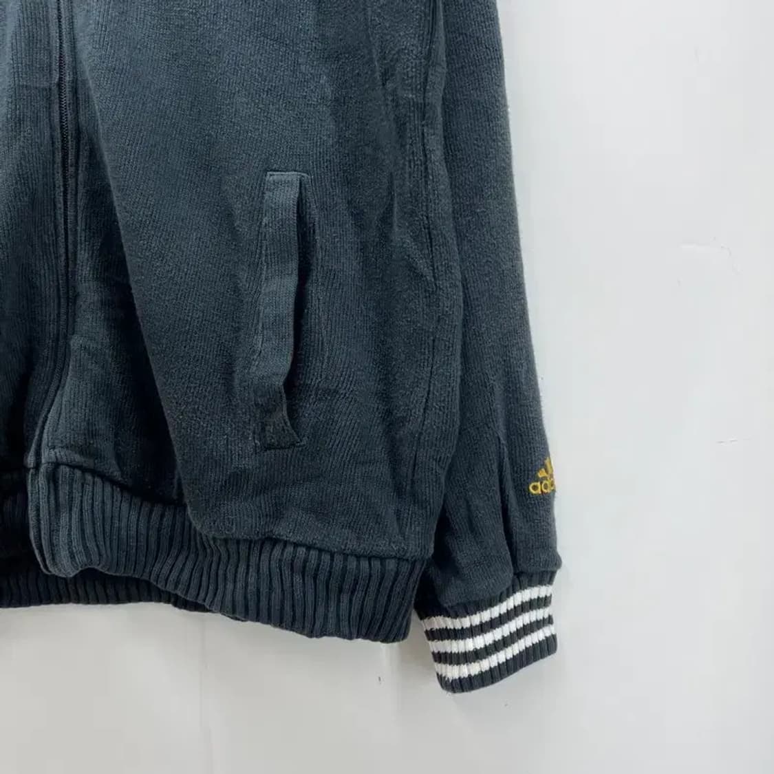 미디움 아디다스 레알마드리드 집업져지 클래식 올드스쿨룩 블록코어룩 상품이미지6