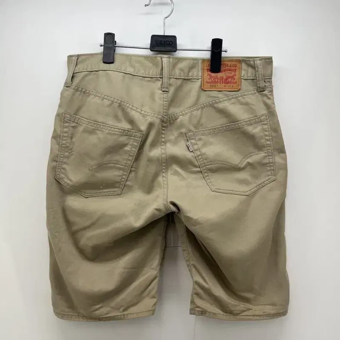 34 리바이스 502 남자 카멜 반바지팬츠 빈티지룩 상품이미지2