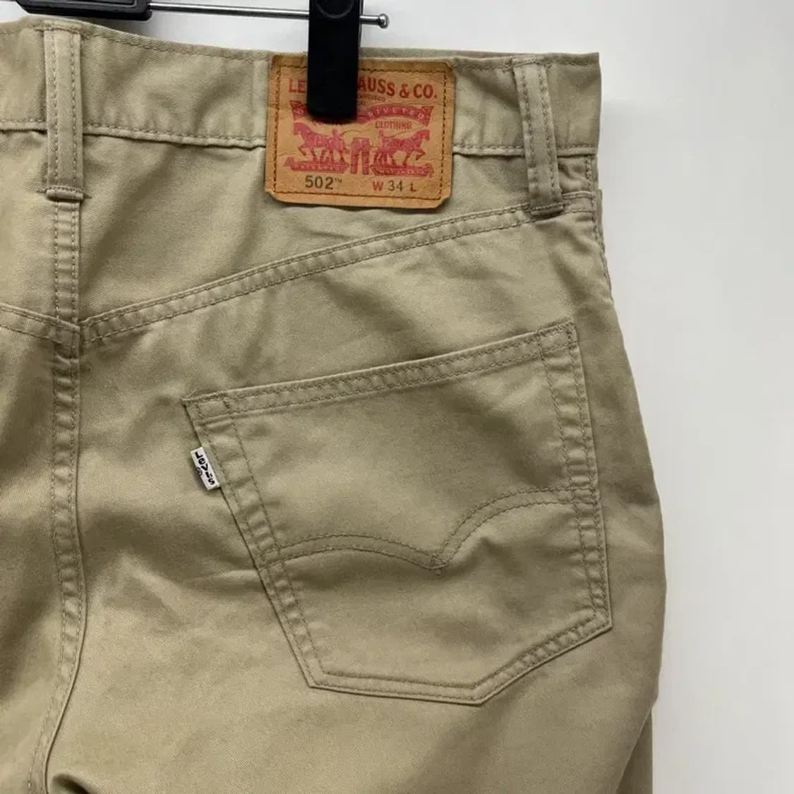 34 리바이스 502 남자 카멜 반바지팬츠 빈티지룩 상품이미지6