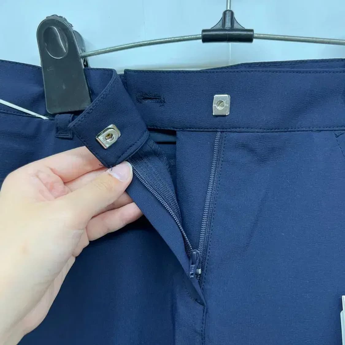 미사용 70사이즈 필라 여자골프웨어 기능성 팬츠 네이비 필드룩 상품이미지6