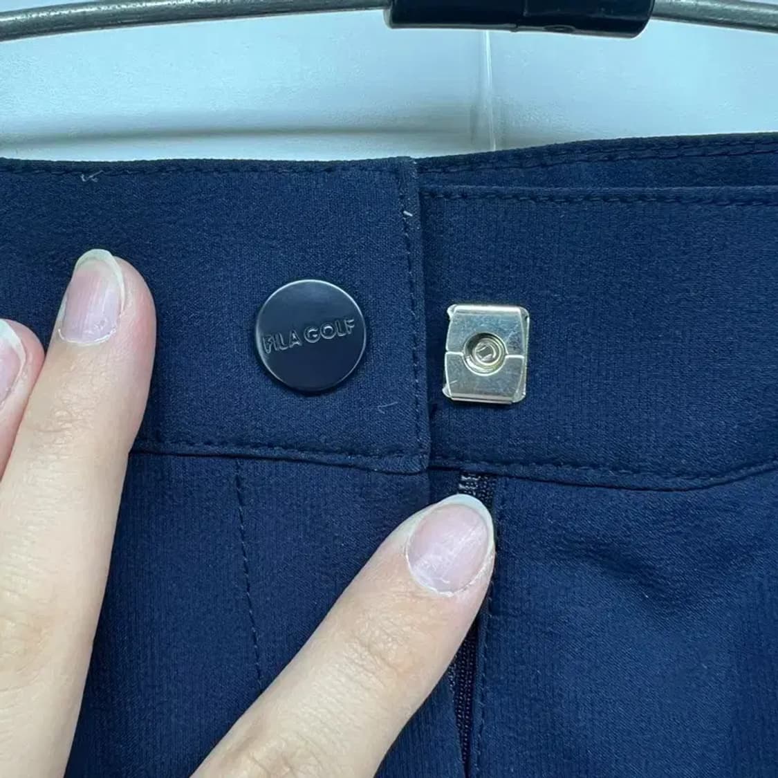 미사용 70사이즈 필라 여자골프웨어 기능성 팬츠 네이비 필드룩 상품이미지7