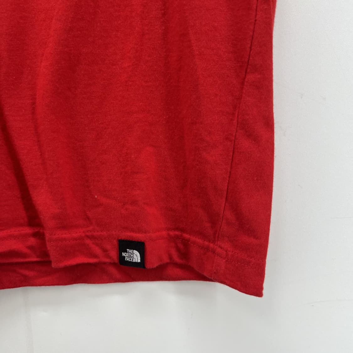 미디움 노스페이스 독일월드컵 기념 반팔티셔츠 레드 블록코어룩 상품이미지6