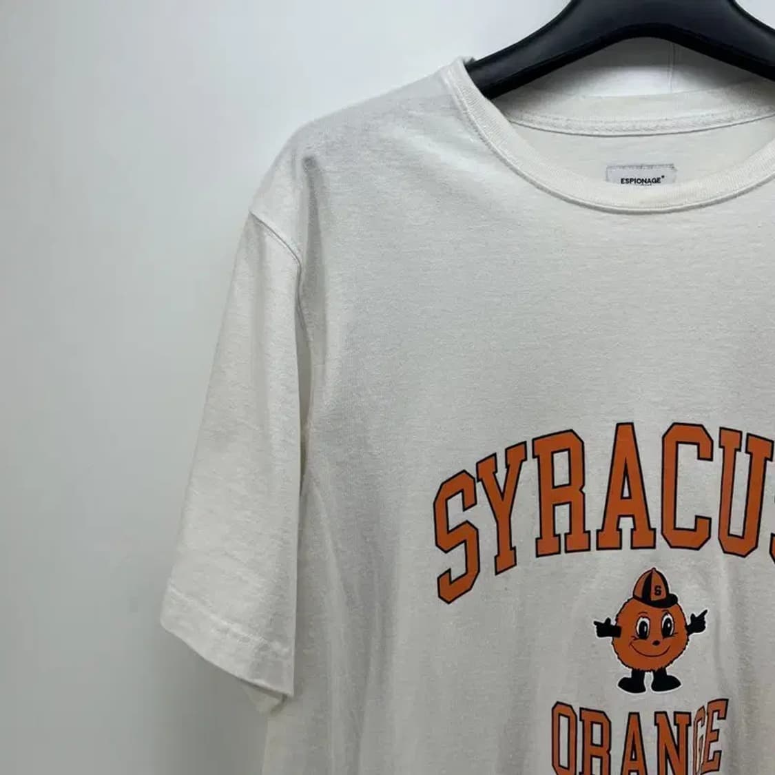 라지 에스피오나지 프린팅 오버핏 반팔티셔츠 여름룩 이너룩 상품이미지4