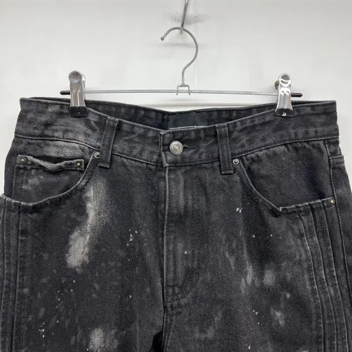 46 메종미네드 블랙 유니버셜 데님 팬츠 블랙 상품이미지3