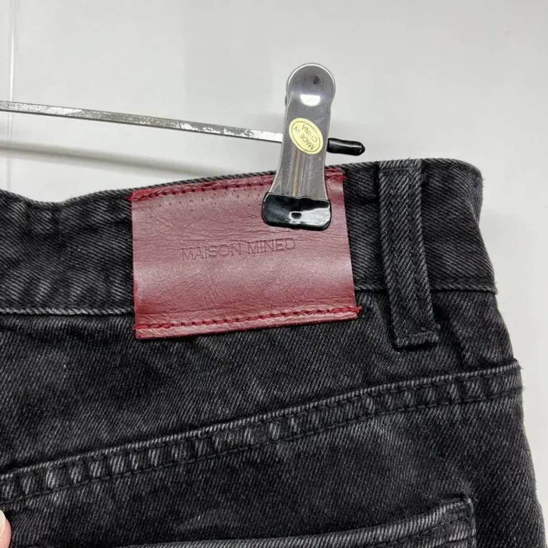 46 메종미네드 블랙 유니버셜 데님 팬츠 블랙 상품이미지7