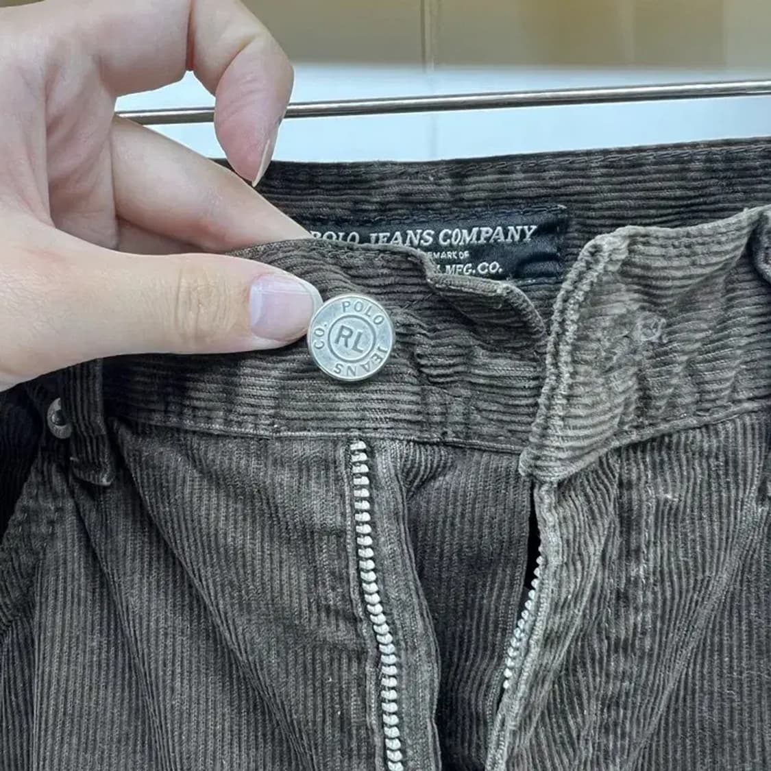 32 폴로진스 와이드 코듀로이 팬츠 골덴바지 브라운 빈티지 상품이미지5