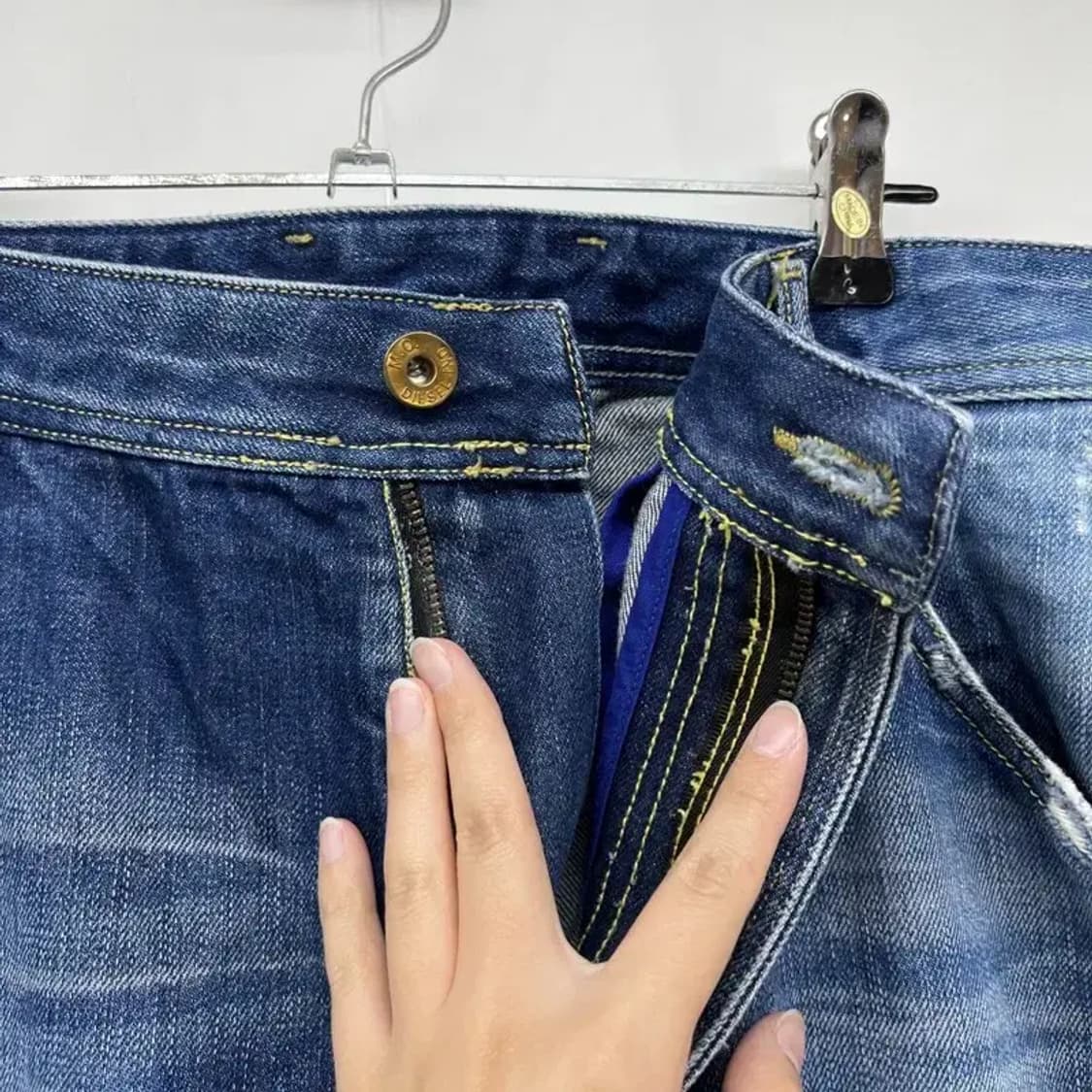 33 디젤 빈티지 레귤러 KROOLEY 데님팬츠 청바지 일자핏 상품이미지4