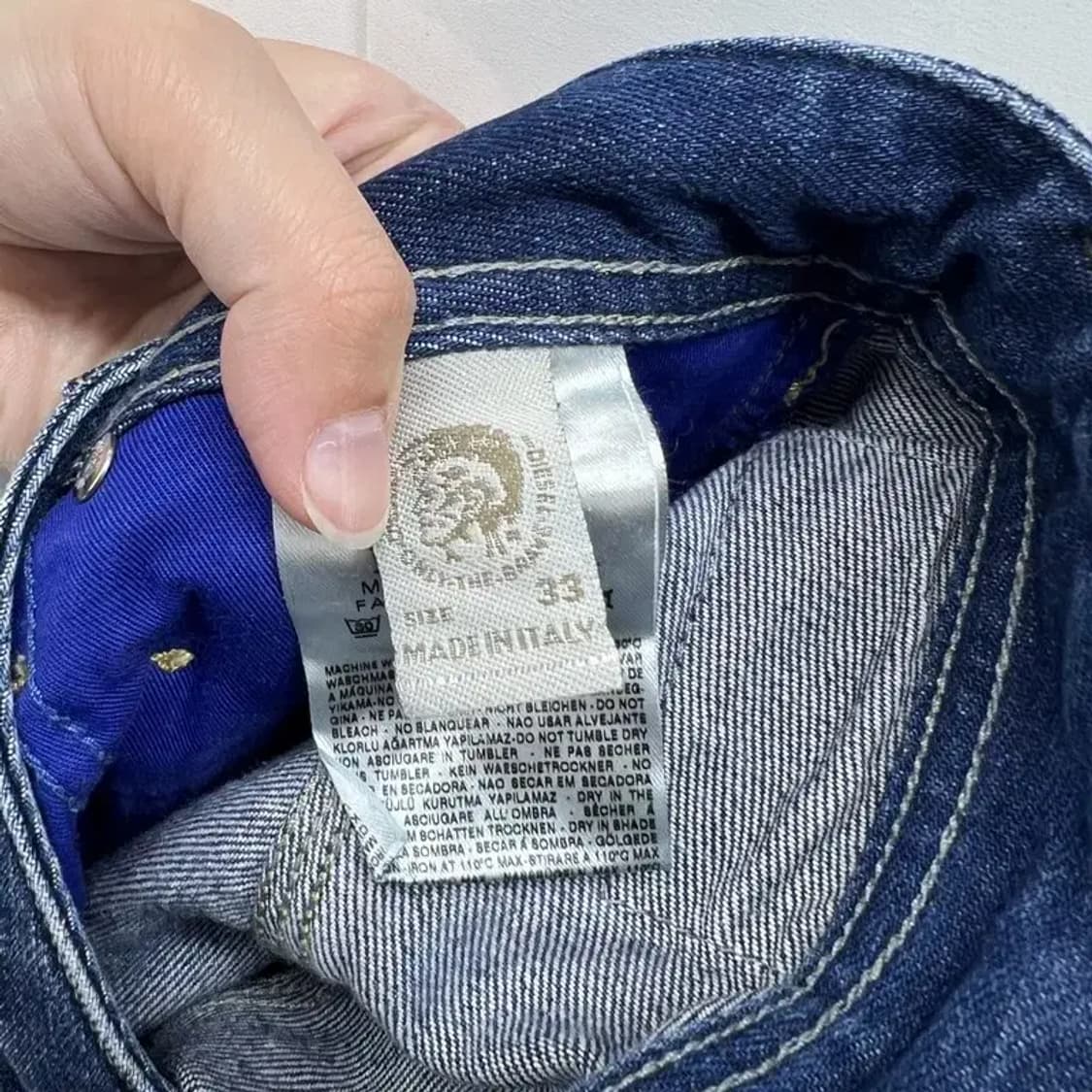 33 디젤 빈티지 레귤러 KROOLEY 데님팬츠 청바지 일자핏 상품이미지8