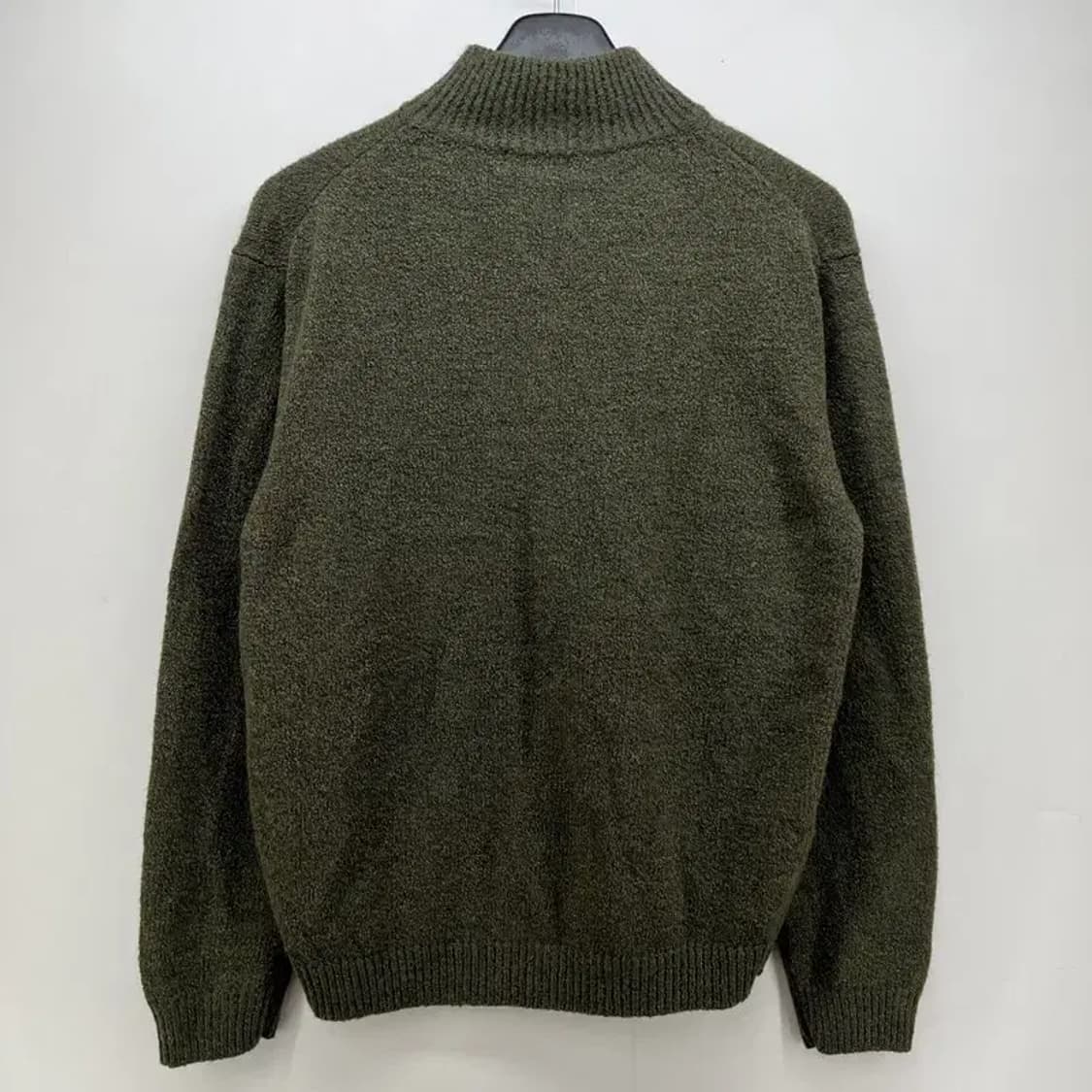 미디움 남자 오버핏 반집업 자켓 빈티지 그린 카키 집업 상품이미지2