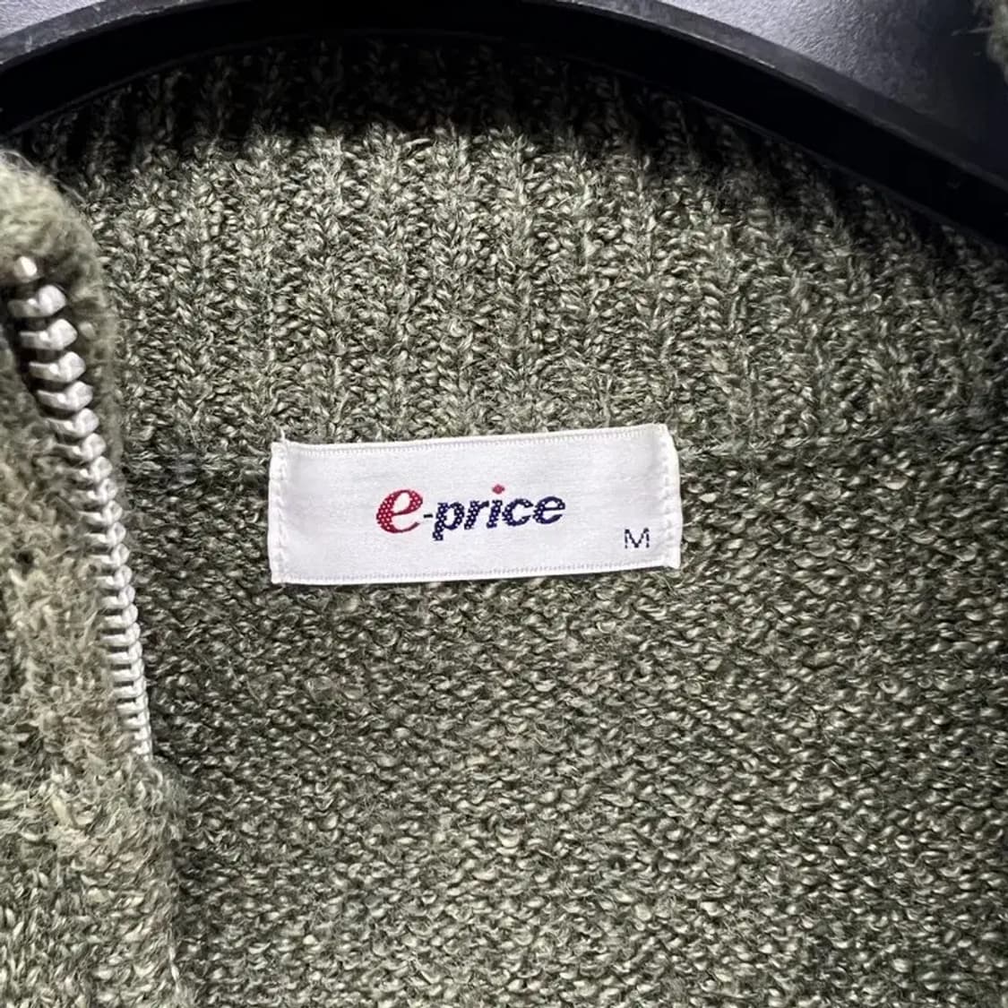 미디움 남자 오버핏 반집업 자켓 빈티지 그린 카키 집업 상품이미지5