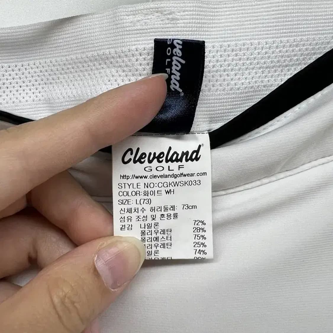 라지 CLEVELAND GOLF 클리브랜드 골프 여자 치마 스커트 상품이미지8