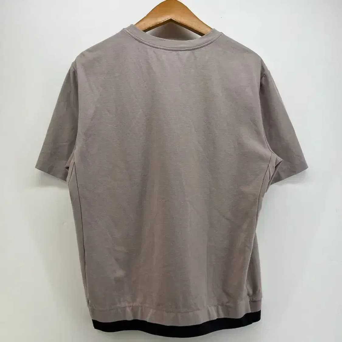 100 타임 한섬 오버핏 무지 반팔티셔츠 미니멀룩 빈티지 상품이미지2