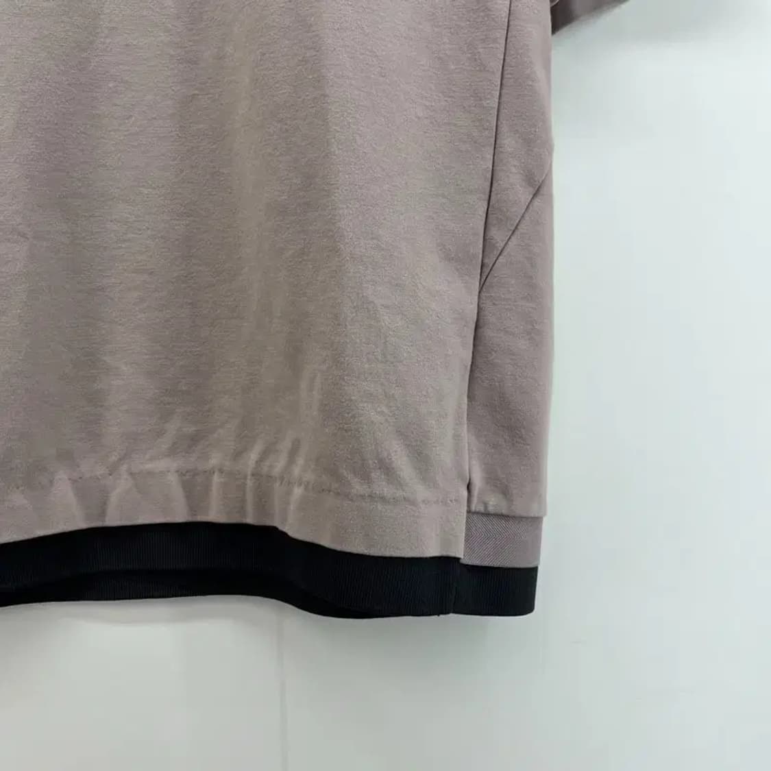 100 타임 한섬 오버핏 무지 반팔티셔츠 미니멀룩 빈티지 상품이미지9