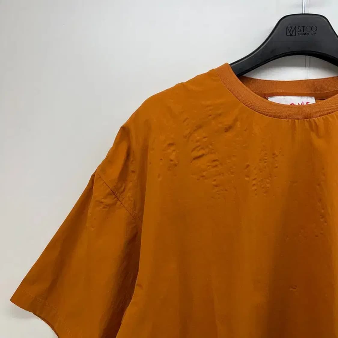 100 커스텀멜로우 나일론 반팔티셔츠 B그레이드 다림자국존재 상품이미지5