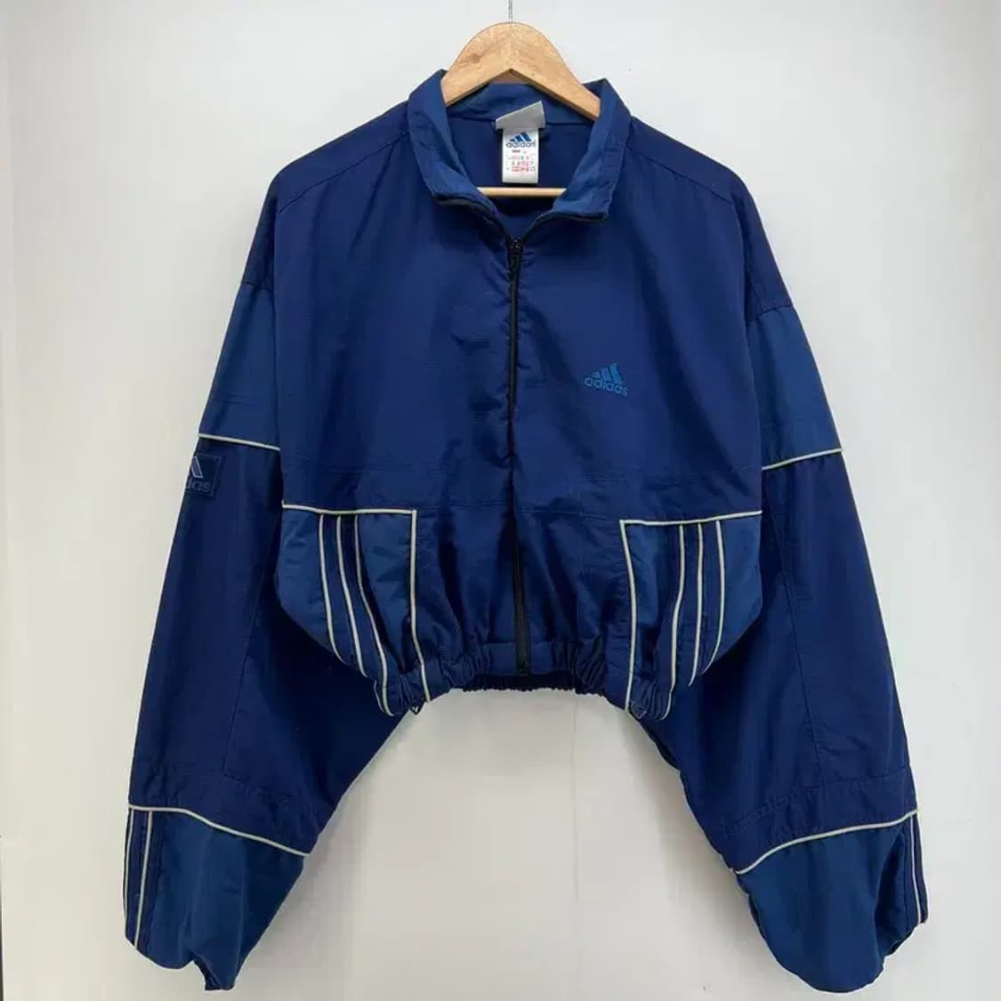 여자xl 아디다스 올드스쿨 y2k 크롭 바람막이 자켓 빈티지 상품이미지2