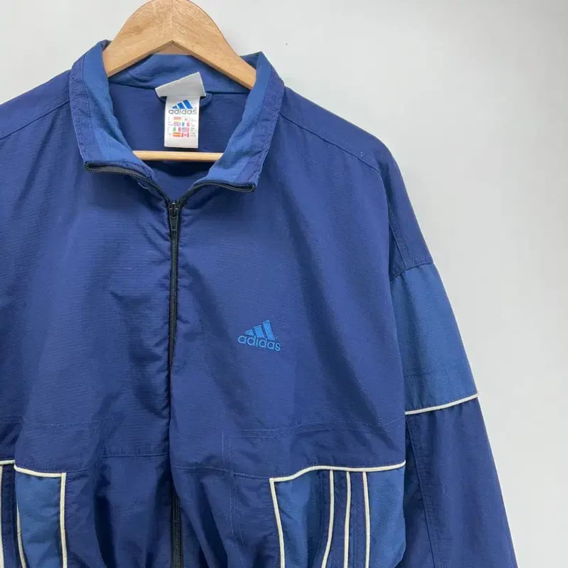 여자xl 아디다스 올드스쿨 y2k 크롭 바람막이 자켓 빈티지 상품이미지6