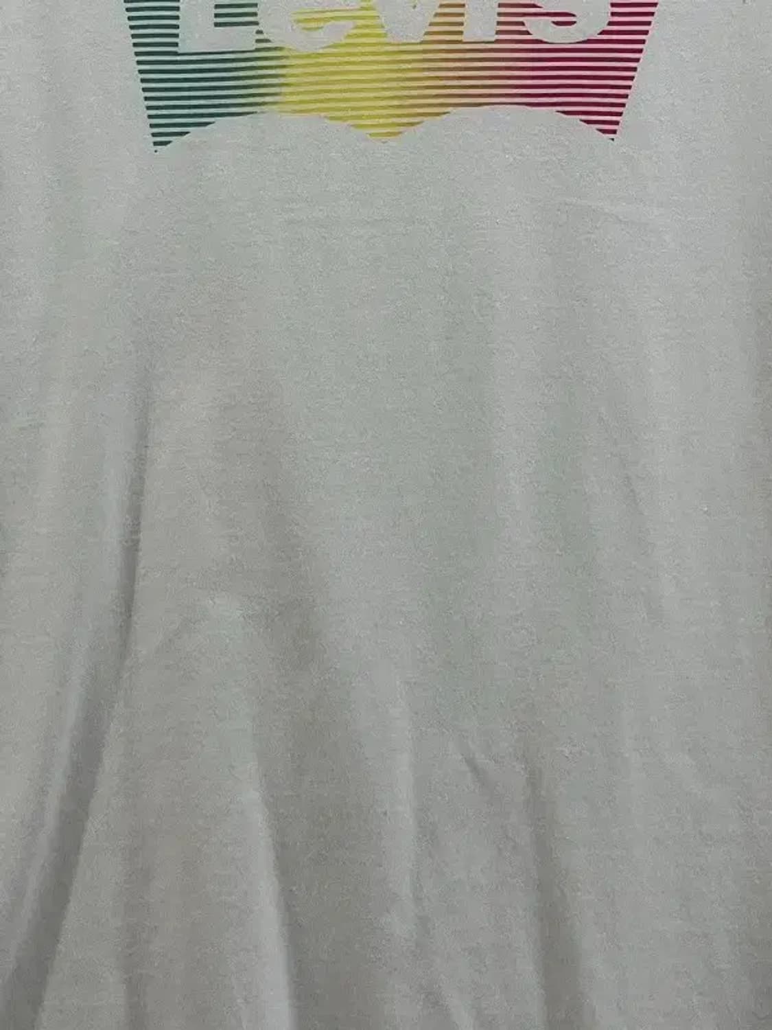 xl 리바이스 빅로고 오버핏 반팔티셔츠 화이트 상품이미지3